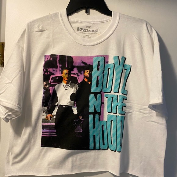 ⚫️🆕 Boyz N the Hood cropped tee medium - Picture 4 of 6